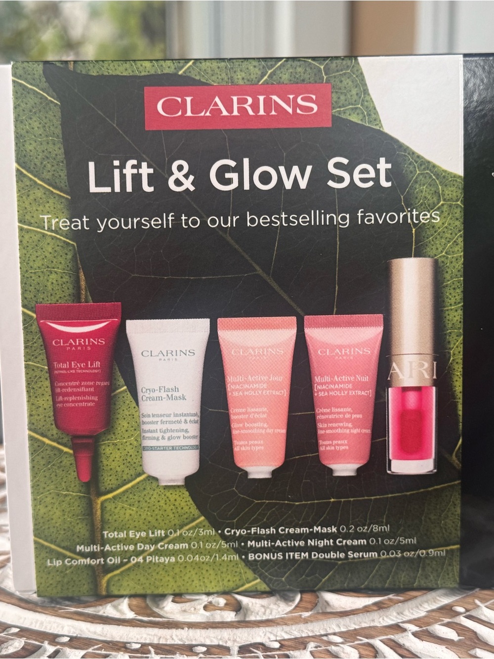 Clarins Lift & Glow Set - Sephora / Gift Set MSRP $55